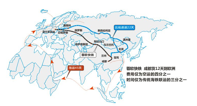 上海蓉欧快铁物流/德国跨境电商物流/四川航汇国际物流有限公司